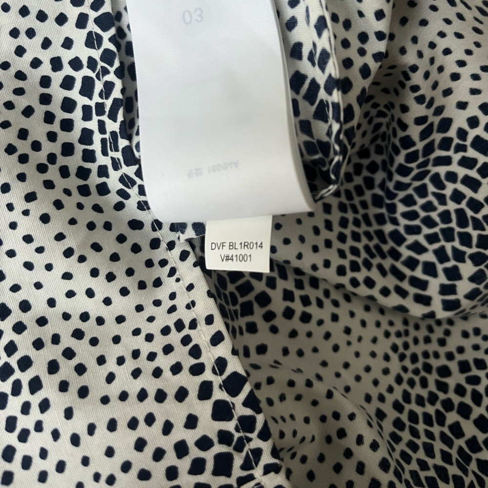 DIANE VON FURSTENBERG Caleb Printed Stretch-Cotton Poplin Shirt - Picture 9 of 11